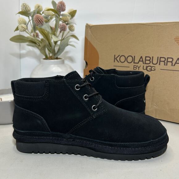 UGG Neumel Lace Up Round Toe Boot S/N 1094269 Black Women 7 NWB - Picture 8 of 11